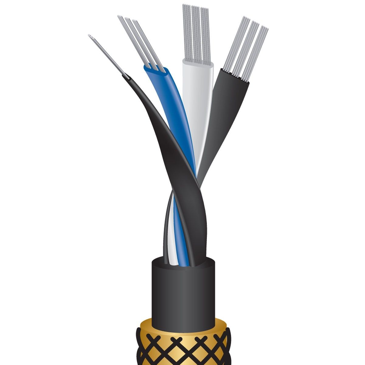 Wireworld Gold Eclipse 7 2 XLR to 2 XLR Audio Cable Pair Future Shop