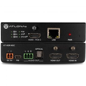 Atlona AT-HDR-M2C 4K HDR Multi-Channel Digital to Two-Channel Audio Converter