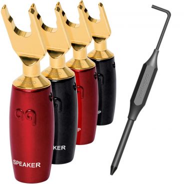 AudioQuest 500 Series Spade (Gold) - Pack of 4