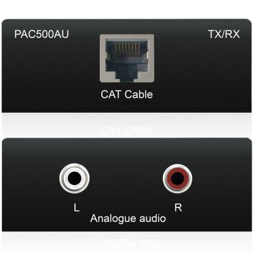 Blustream PAC500AU Passive audio over CAT cable - Front & Back