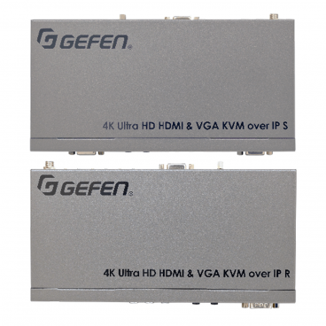 Gefen EXT-UHDV-KA-LANS-RX 4K Ultra HD HDMI and VGA KVM over IP 