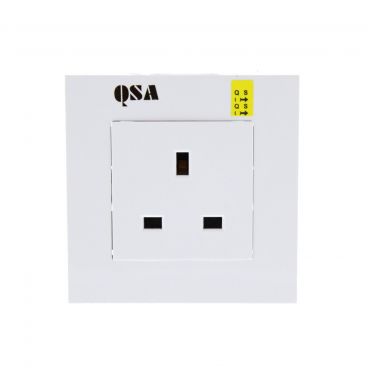 Quantum Science Audio Yellow Entry-Level Single-Socket Wall Plate