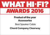 Best Speaker Cable - What Hi-Fi? Awards - 2015/2016/2017